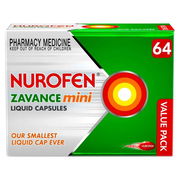 Nurofen Zavance Mini Liquid Cap X 64