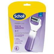 Scholl Expert Care File & Smooth 2 in 1 Electronic Foot File System