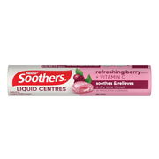 Soothers Liquid Centres Refreshing Berry + Vitamin C Medicated Lozenges X 10 ChemiStop