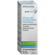 ApoHealth Allergy & Hayfever Nasal Spray 17ml (120 Metered Sprays)