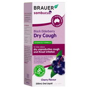 Brauer Black Elderberry Dry Cough 200ml ChemiStop