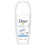 Dove Classic Fresh Antiperspirant Deodorant Roll-On 50ml