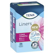 Tena Long Length Liners X 26 (Limit 4 per order) ChemiStop