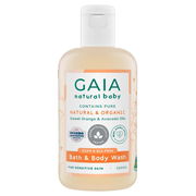 Gaia Natural Baby Bath & Body Wash 250ml ChemiStop