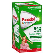 Panadol 5-12 Years Colourfree (Strawberry) 100ml ChemiStop