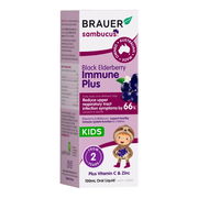 Brauer Sambucus Kids Black Elderberry Immune Plus 100ml ChemiStop