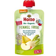 Holle Organic Pouch Fennel Frog - Pear with Apple & Fennel 100g