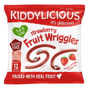 Kiddylicious Strawberry Fruit Wriggles 12g ChemiStop