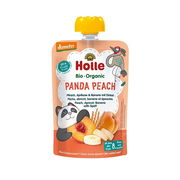 Holle Organic Pouch Panda Peach - Peach, Apricot, Banana with Spelt 100g