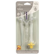 B.Box Replacement Straws & Cleaner Set - Disney Winnie the Pooh