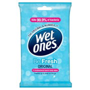 Wet Ones Hands & Body Wipes Be Fresh Wipes X 15