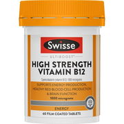 Swisse Ultiboost High Strength Vitamin B12 Tab X 60 ChemiStop