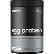 Switch Nutrition Egg White Protein Powder Unflavoured 300g ChemiStop