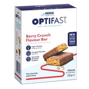 Optifast VLCD Bar Berry Crunch Flavour 65g X 6 (expiry 11/2025)