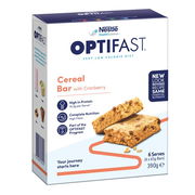 Optifast VLCD Bar Cereal with Cranberry 65g X 6 (Expiry 09/2025) ChemiStop