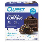 Quest Frosted Cookies - Chocolate Cake Flavour 400g (25g X 8) (Expiry 19.01.2026)