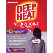 Deep Heat Neck & Joint Heat Patches X 2 ChemiStop