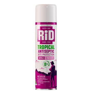 Rid Tropical Strength Antiseptic Insect Repellent Aerosol Spray 150g