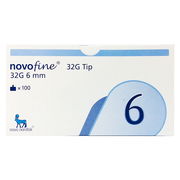 Novofine 32G Tip 6mm Pen Needles X 100