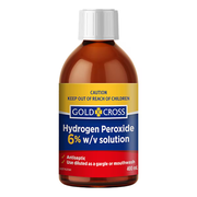 Gold Cross Hydrogen Peroxide 6% 400ml ChemiStop