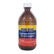 Gold Cross Hydrogen Peroxide 3% w/v Solution 400ml ChemiStop