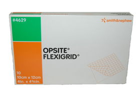 Opsite Flexigrid Moisture Vapour Permeable Adhesive Wound Dressing 10cm X 12cm X 10