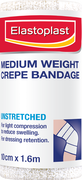 Elastoplast Medium Weight Crepe Bandage 10cm X 1.6m
