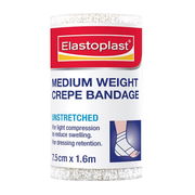 Elastoplast Medium Weight Crepe Bandage 7.5cm X 1.6m