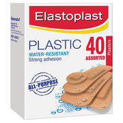 Elastoplast Plastic Water-Resistant Plasters (Assorted) X 40