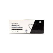 Feichan Disposable Protective Disposable Face Mask - Black X 50