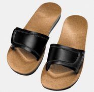 Maseur Massage Sandal Gentle Black Size 5 (equivalent to Men US 6 / Women US 7)