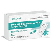 Fanttest RSV, FLU A/B & Covid-19 (SARS-CoV-2) Rapid Antigen Test (RATs) Nasal X 1