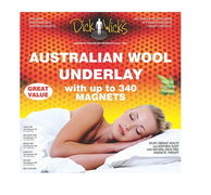 Dick Wicks Regular Wool Magnetic Underlay (Single Size)