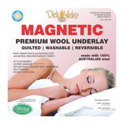 Dick Wicks Premium Wool Reversible Magnetic Underlay - King