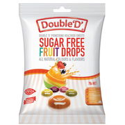 Double 'D' Sugar Free Fruit Drops 70g