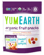 Yum Earth Organic Vegan Fruit Snack Packs 99g