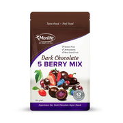 Morlife Dark Chocolate Coated Five Berry Mix 125g ChemiStop