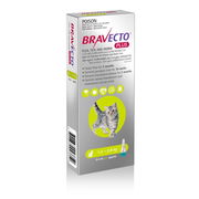 Bravecto Plus 2 Month Protection Spot On for Small Cats (1.2 - 2.8kg) Pipette X 1 - Green