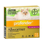 Profender All Wormer For Large Cats (5-8kg) - 2 Pack
