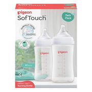 Pigeon Softouch III Bottle PP 240ml (Twin Pack)
