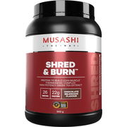 Musashi Shred & Burn Chocolate 900g ChemiStop