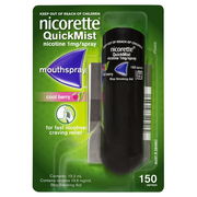 Nicorette QuickMist Mouth Spray Cool Berry 13.2ml (150 Sprays) ChemiStop