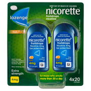 Nicorette Fruitdrops Extra Strength 4mg Lozenges X 80 ChemiStop