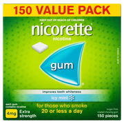 Nicorette Chewing Gum 4mg Icy Mint X 150