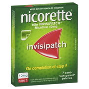 Nicorette InvisiPatch 10mg X 7 ChemiStop