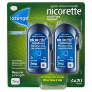Nicorette Cooldrops Regular Strength Icy Mint 2mg Lozenges  X 80