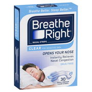 Breathe Right Nasal Strips Clear Regular X 30