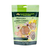Australian By Nature Manuka Honey Candy 12+ (MGO 400) with Lemon & Ginger X 60