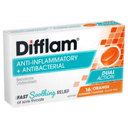 Difflam Lozenges Orange Sugar Free X 16 ChemiStop