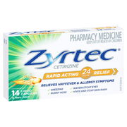 Zyrtec Liquid Capsules X 14
